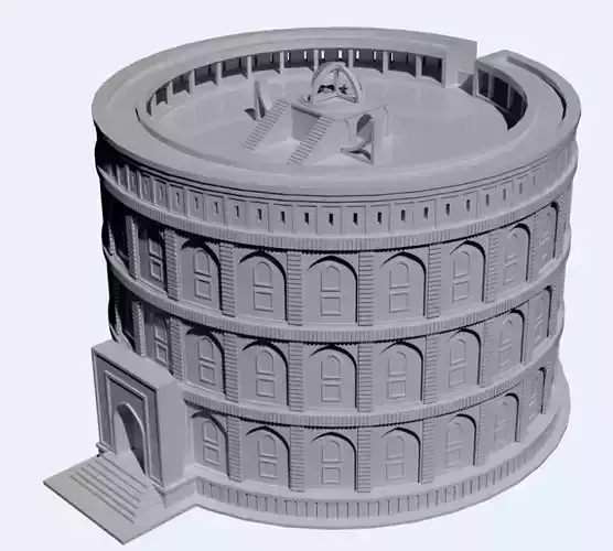 Ulugh Beg Observatory Free 3D model