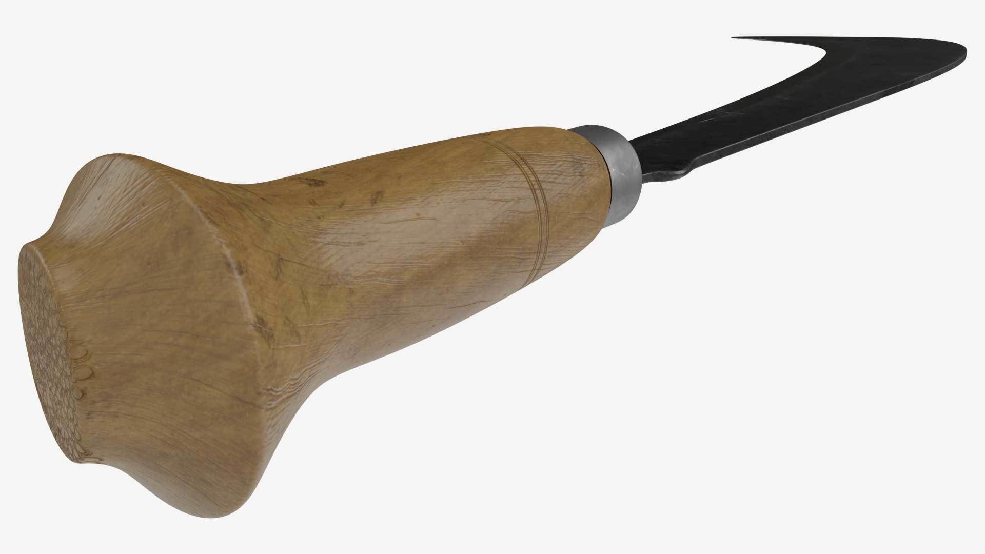 Koyta Sickle Low-poly 3D model_5