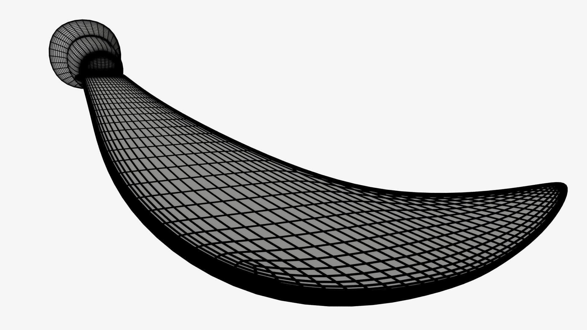 Koyta Sickle Low-poly 3D model_18