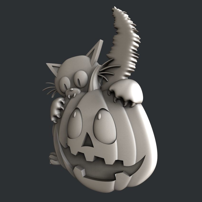 3d STL models for CNC halloween 3D model_1