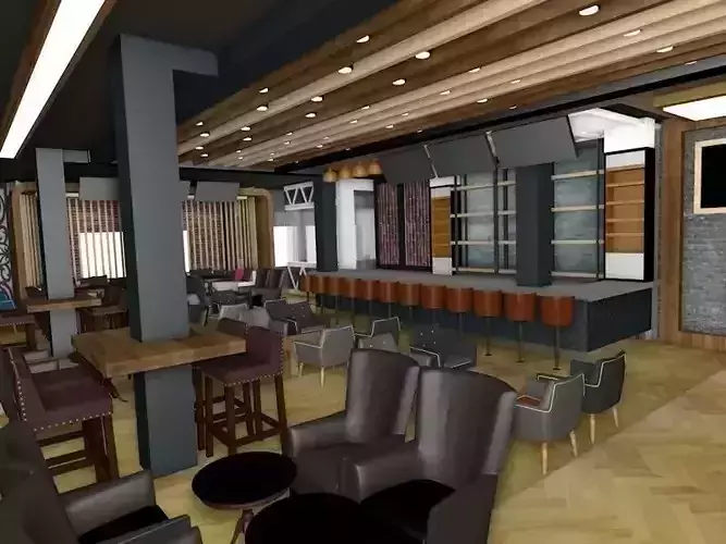 bar design 3D model