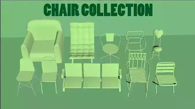 Chair collection leather