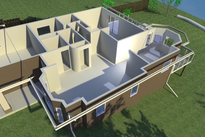 Home with Walkout Basement 3D model_5