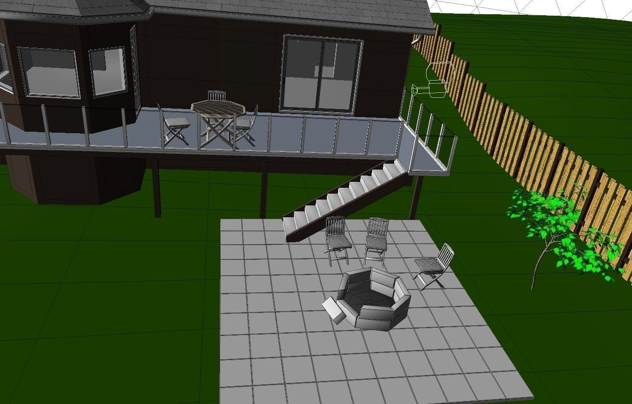 Home with Walkout Basement 3D model_4