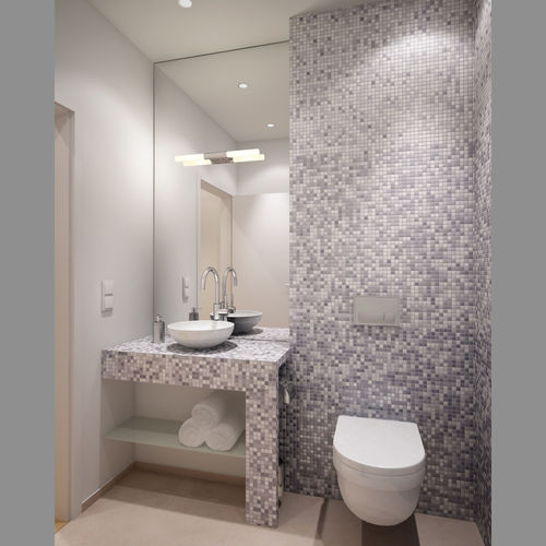 Small Bathroom Restroom Interior Scene 3D model