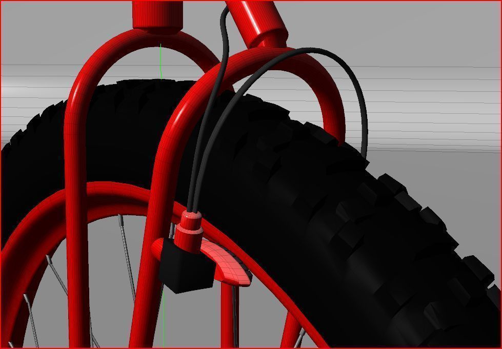 Mountain Unicycle 3D model_5