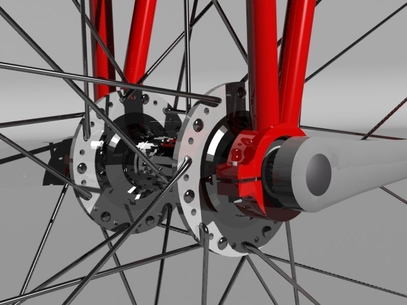 Mountain Unicycle 3D model_8