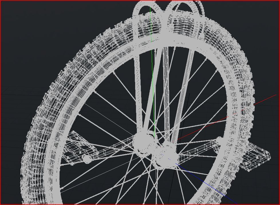 Mountain Unicycle 3D model_4