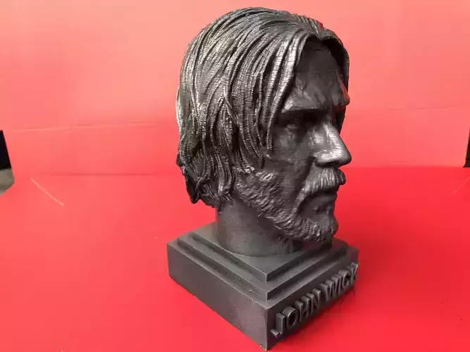 John Wick 3d bust 3D print model