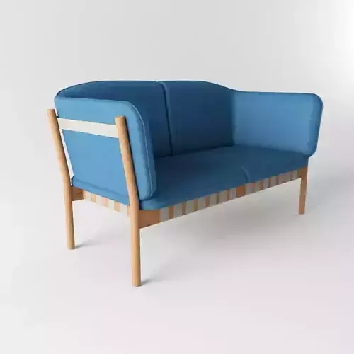 Dowel Two Seater 3D model
