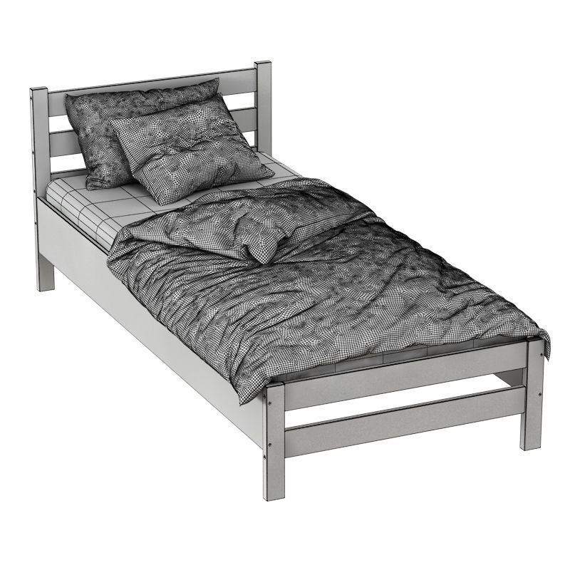 Bed Karelia HOFF 3D model_7
