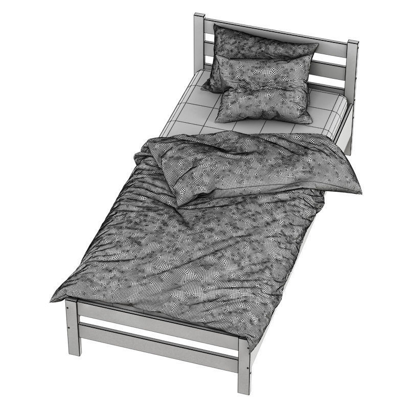 Bed Karelia HOFF 3D model_8