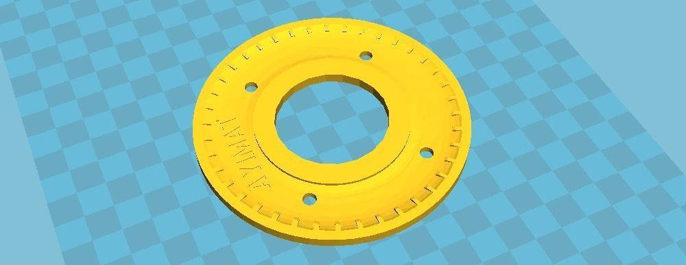 Mold for 1 10 rc truck wheel 3d printable stl model 3D print model_1