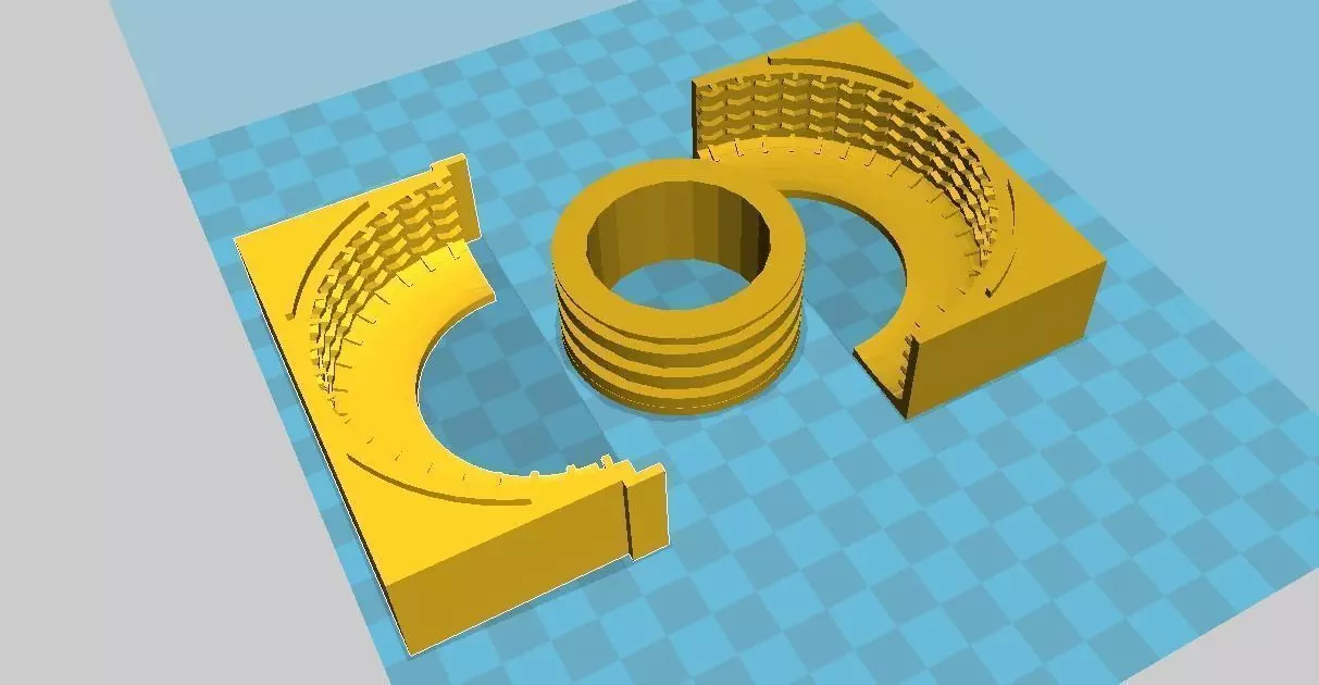 Mold for 1 10 rc truck wheel 3d printable stl model 3D print model_0