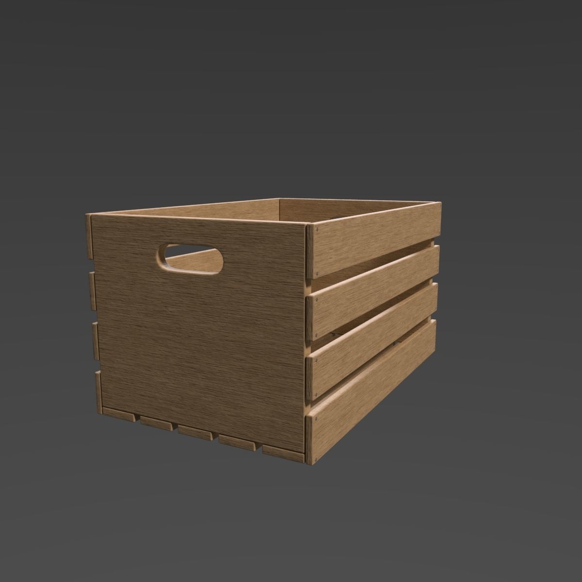 Crates Pack Low-poly 3D model_13
