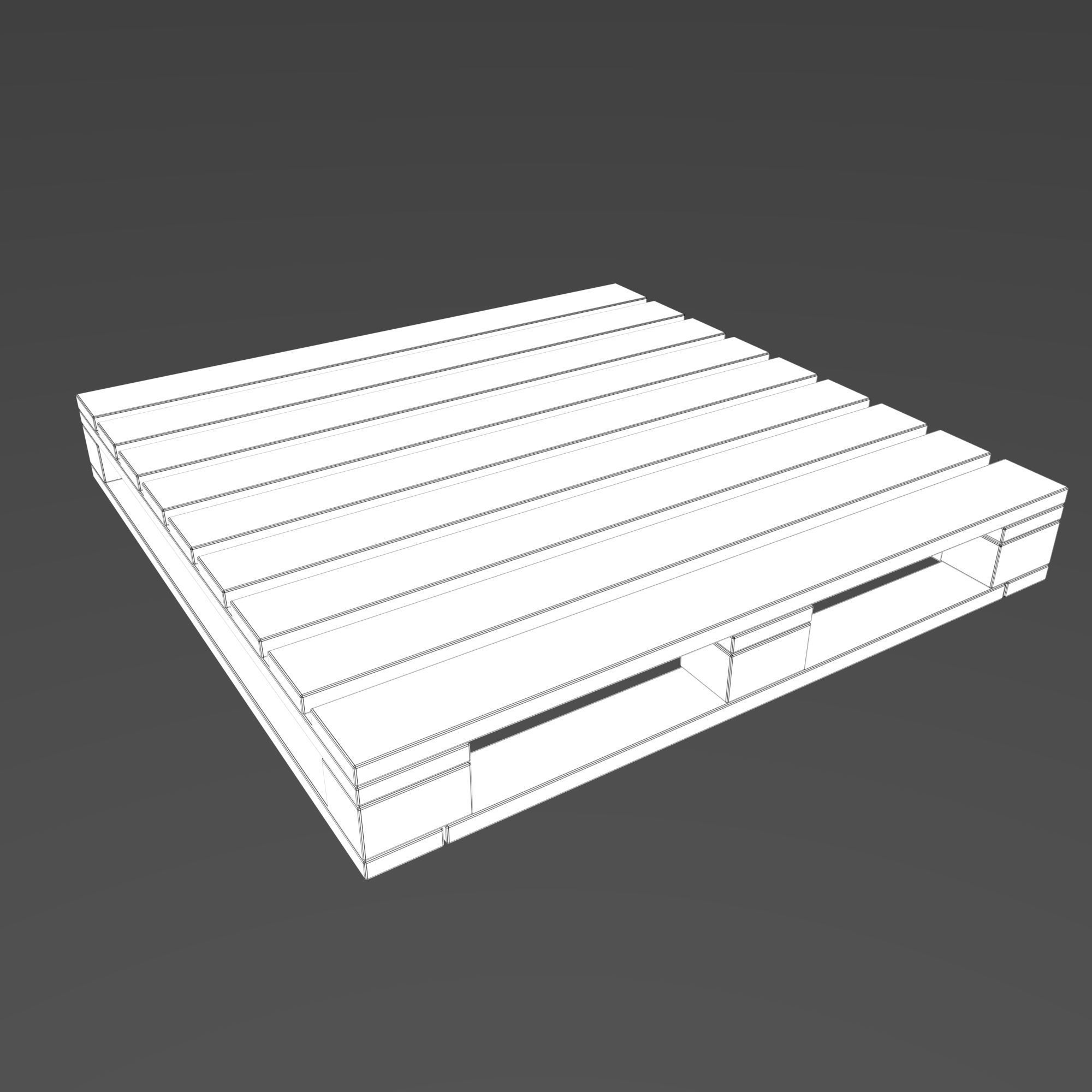 Crates Pack Low-poly 3D model_19