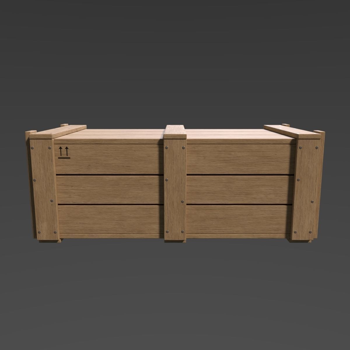 Crates Pack Low-poly 3D model_6