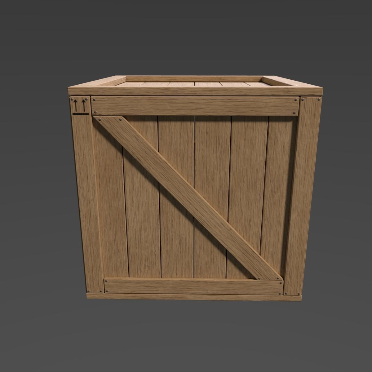 Crates Pack Low-poly 3D model_1