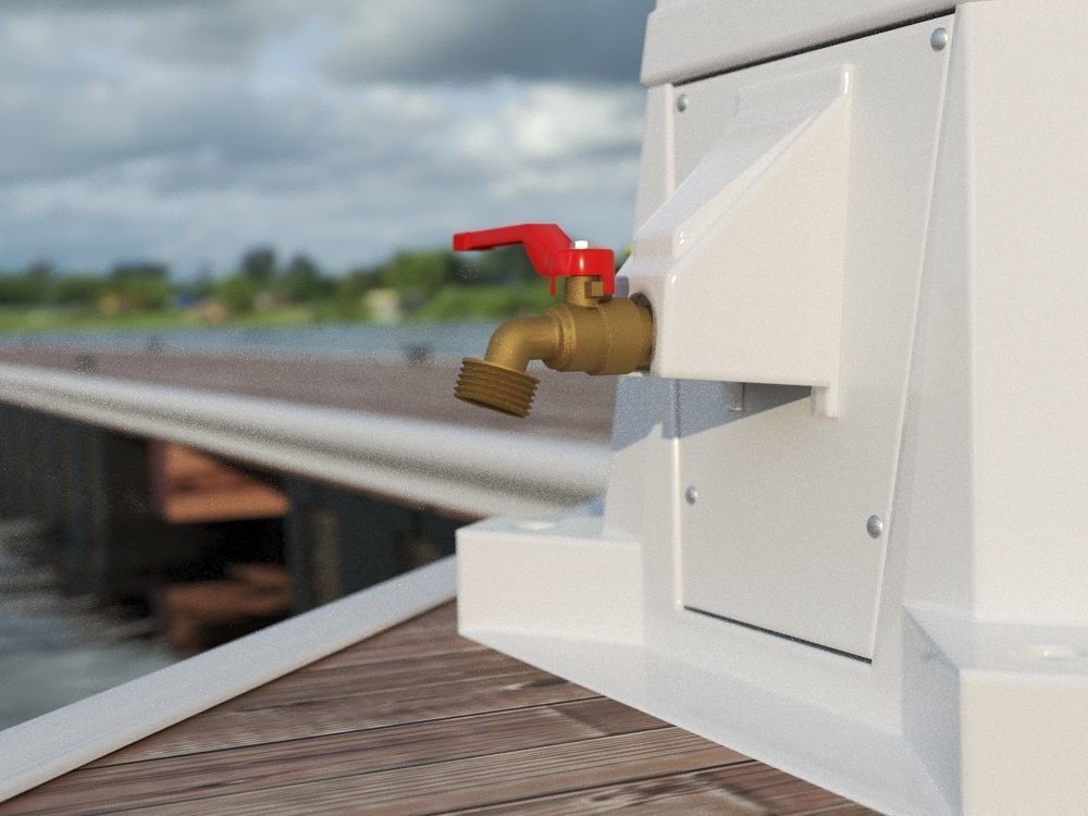 Marina - Boat Slips - Floating Dock - Deluxe 3D model_36