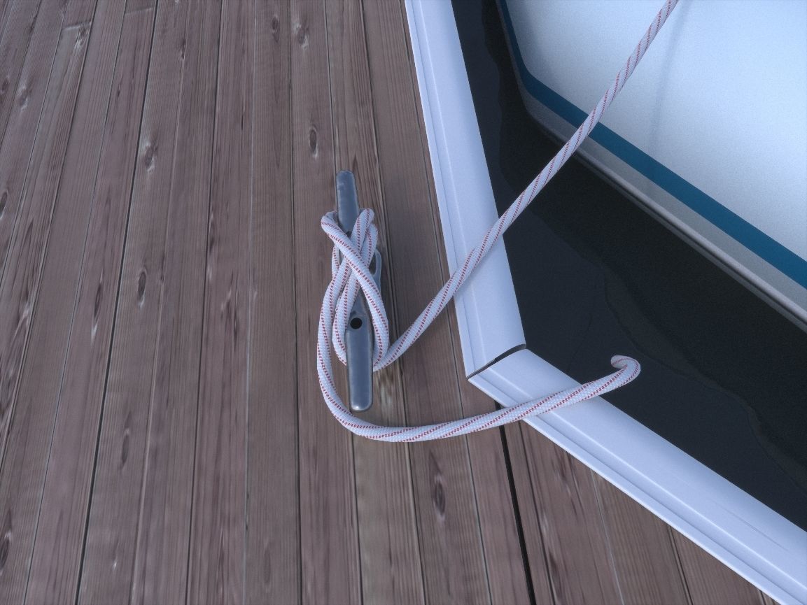 Marina - Boat Slips - Floating Dock - Deluxe 3D model_17