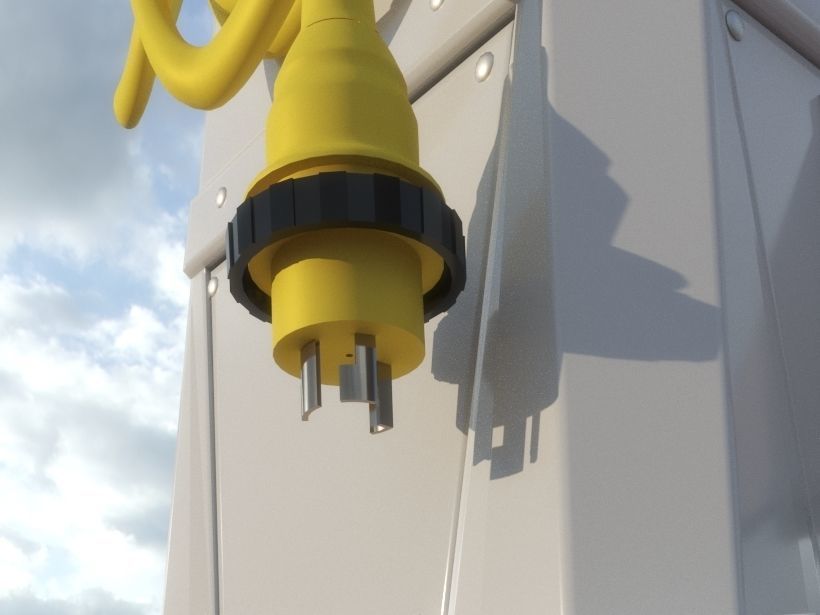 Marina - Boat Slips - Floating Dock - Deluxe 3D model_33