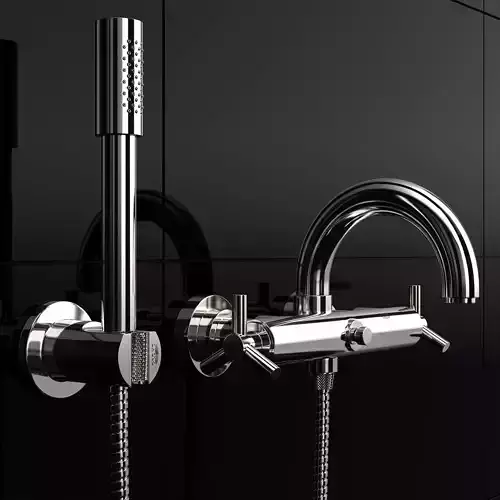 Wall-mounted faucet Grohe Atrio 25010 3D model