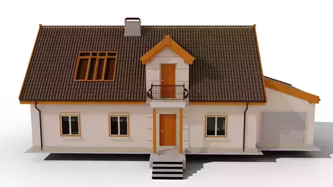 Family House 3D model