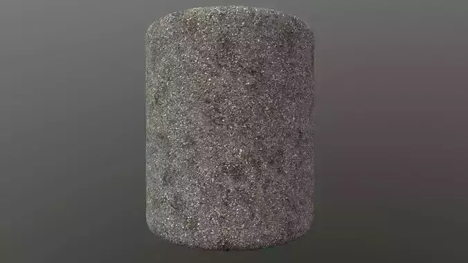 PBR Scanned Gravel Asphalt Texture