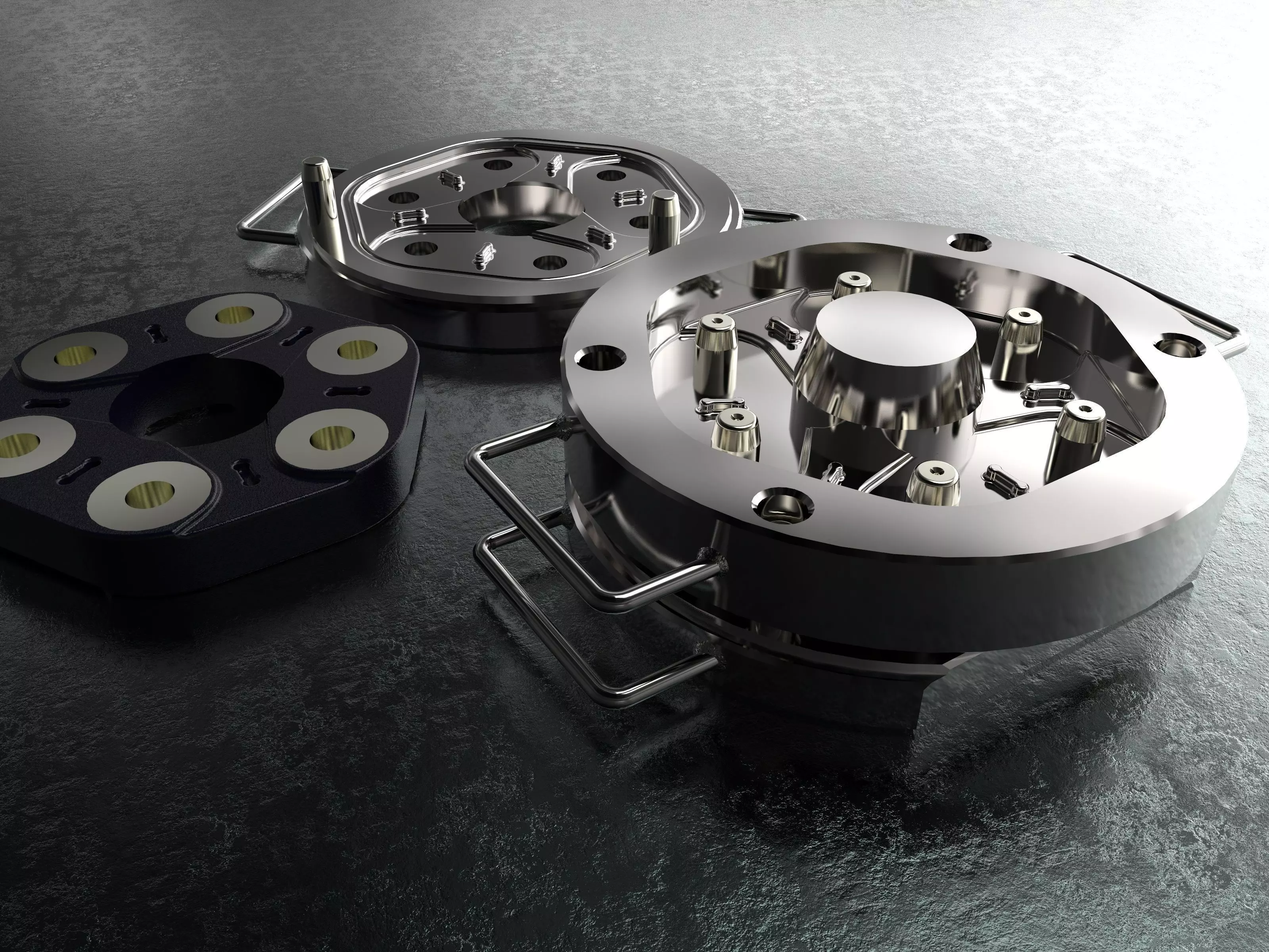 Compression mold - coupler Free 3D model_0