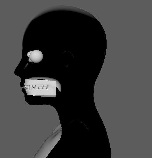 Female Character Base Mesh 3D model_7