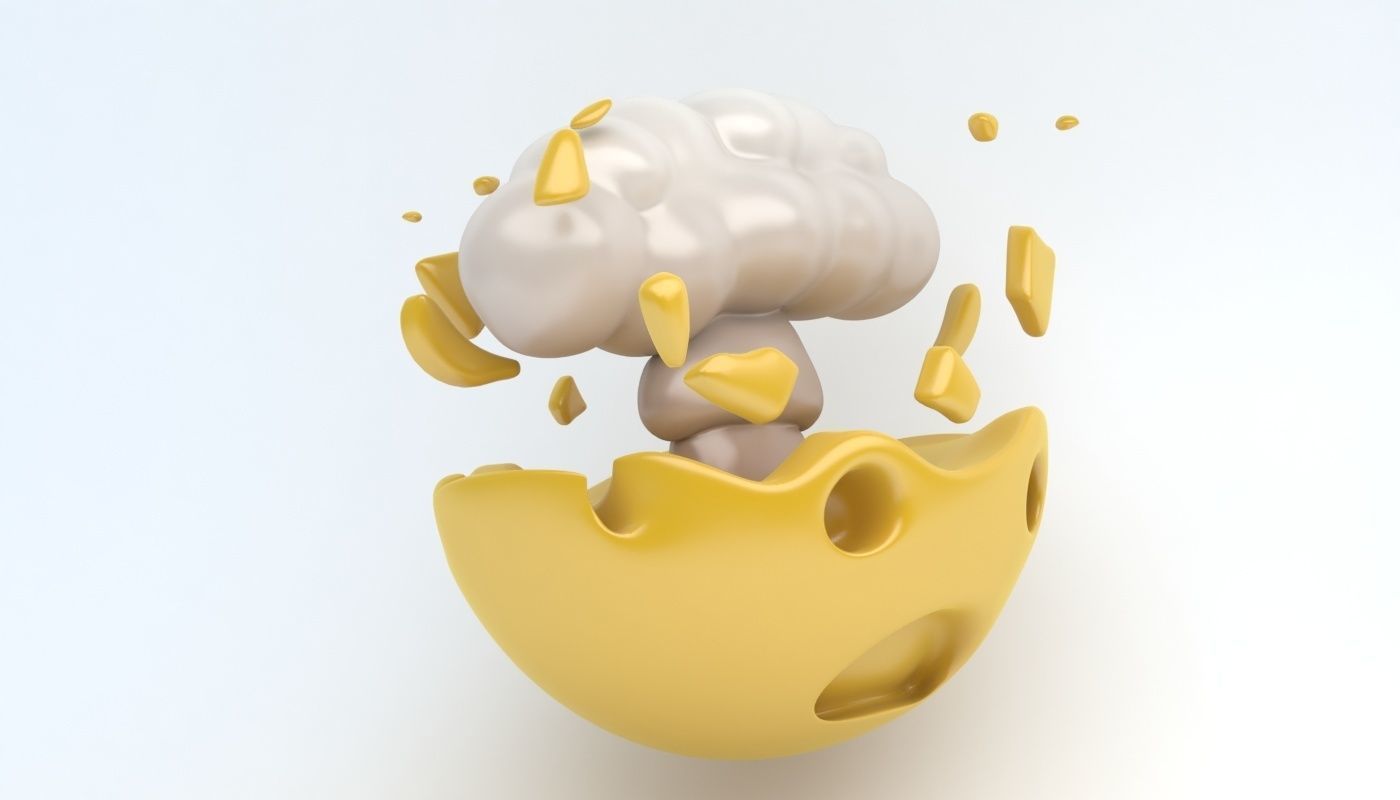 EMOJI explosion Low-poly 3D model_2