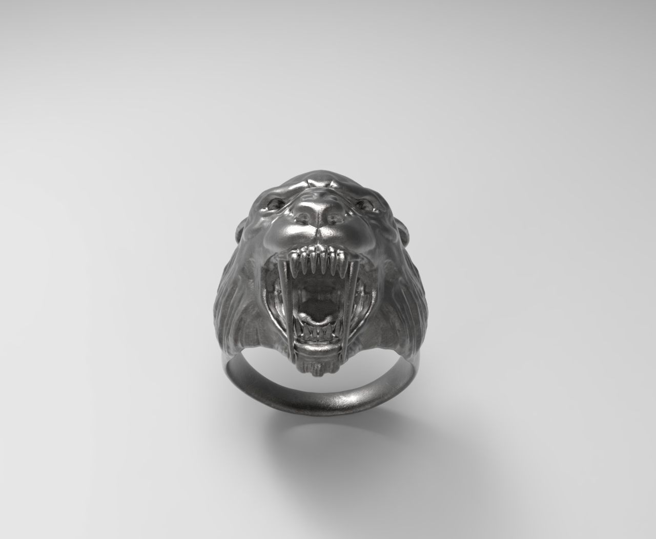 Sabertooth Tiger Ring 3D print model_6