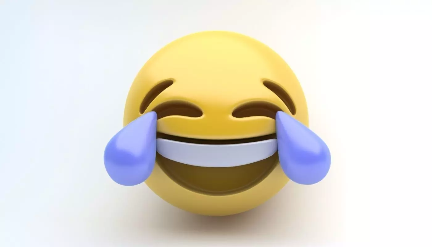 EMOJI JOY Low-poly 3D model