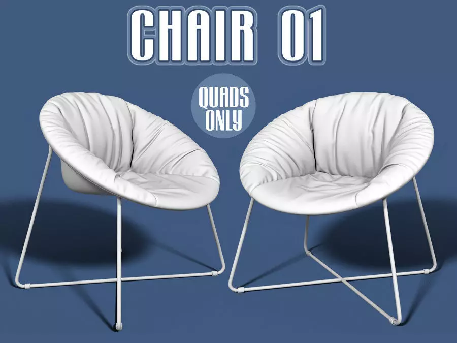 Chair 01 3D model_0