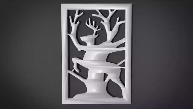 Ornament Deer Furniture 3D print model