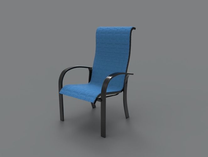 Chair Low-poly 3D model