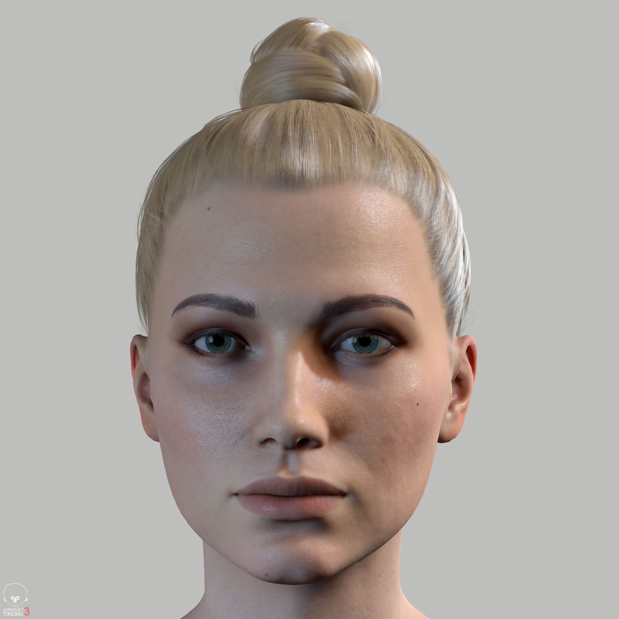 3D model Average Caucasian Female Body VR / AR / low-poly | CGTrader
