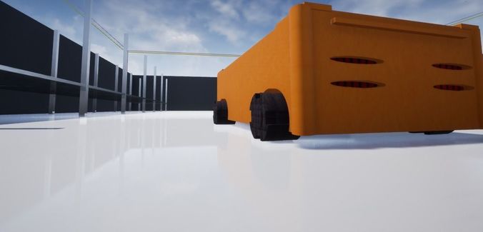 Automated Guided Vehicle 4K GRAPHICS 3D model