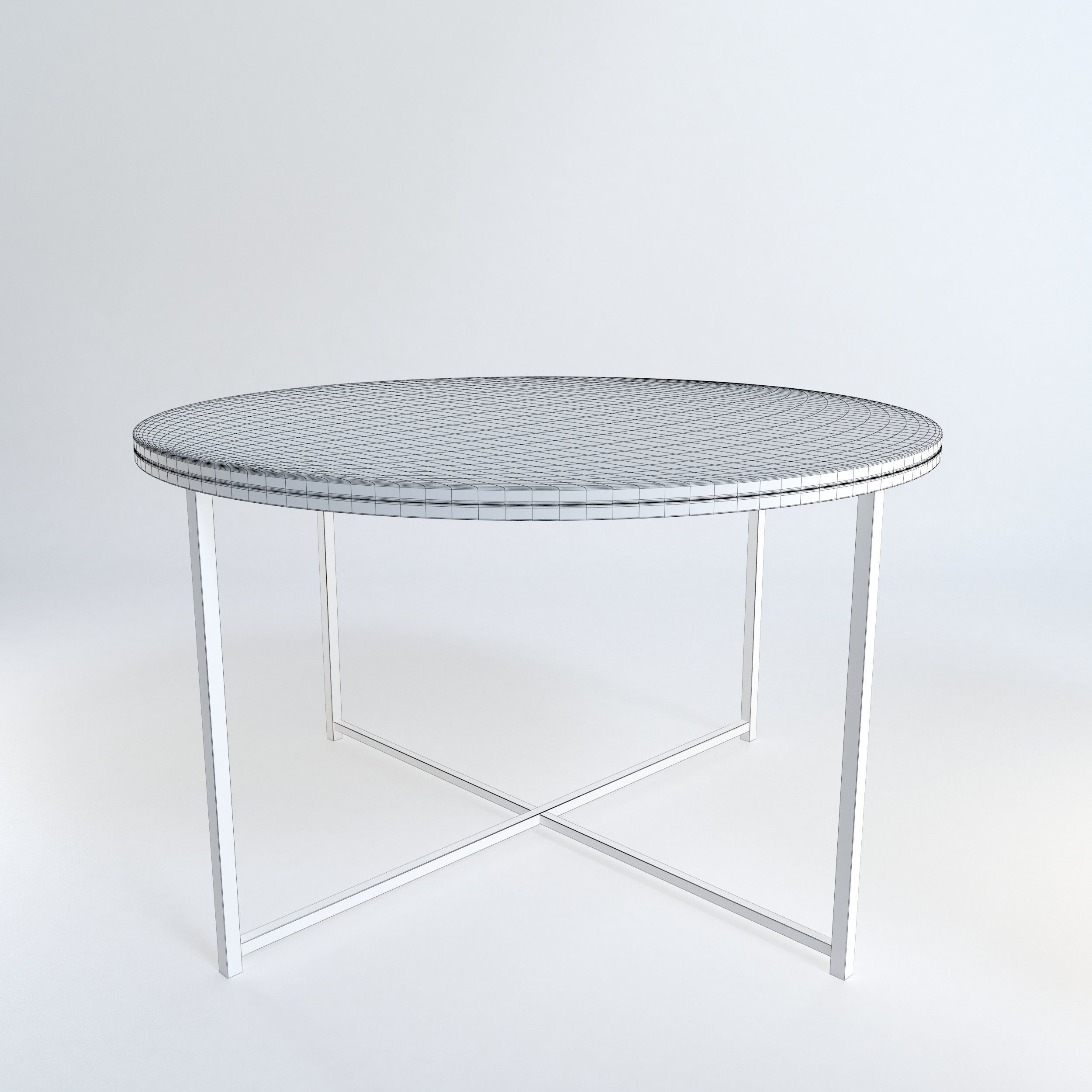 Modern marble table by Mio 3D model_1