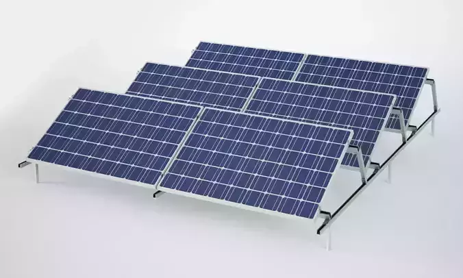 Sun Solar Panels 3D model