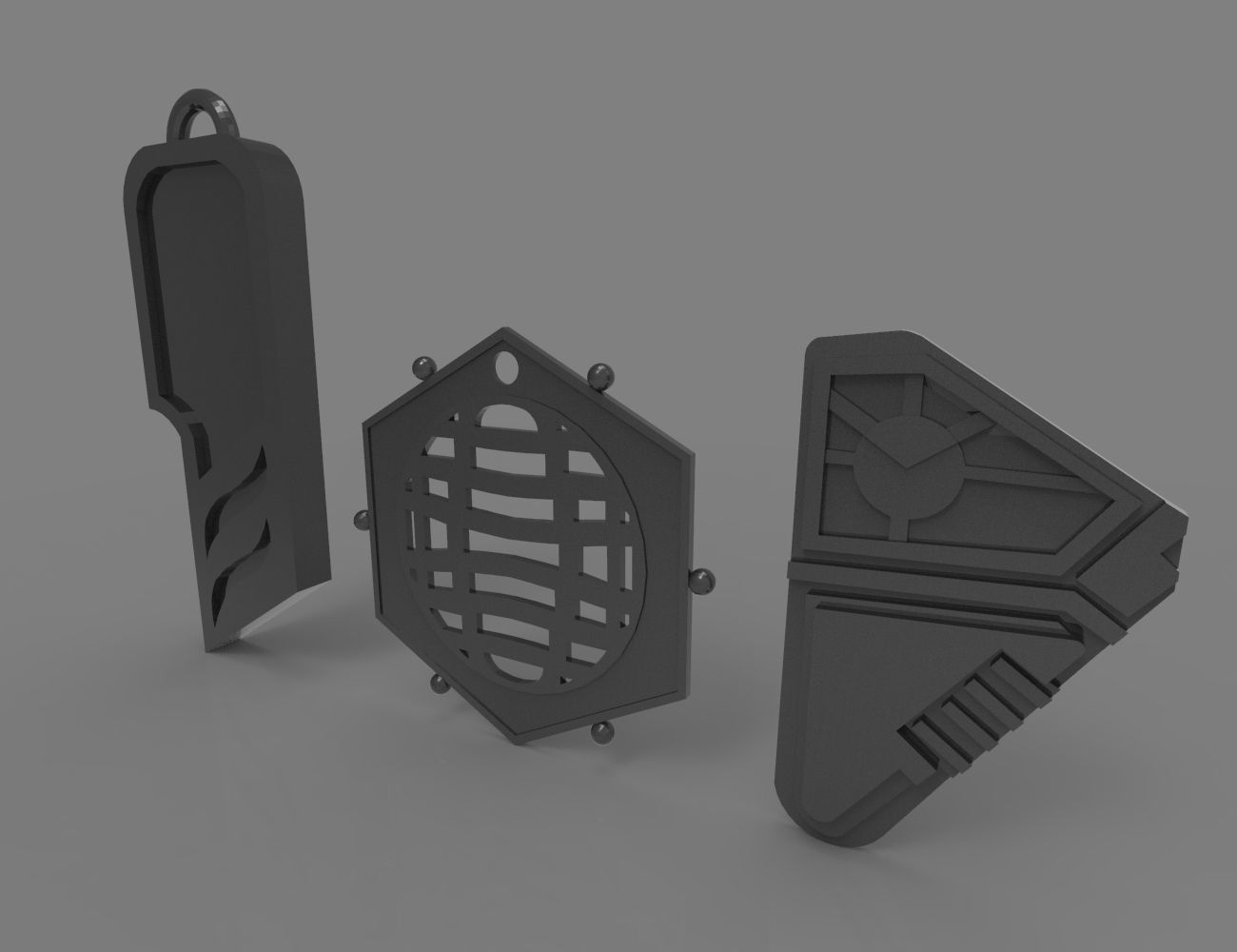 Star Lord Necklace bundle - 3D print model 3D print model_1