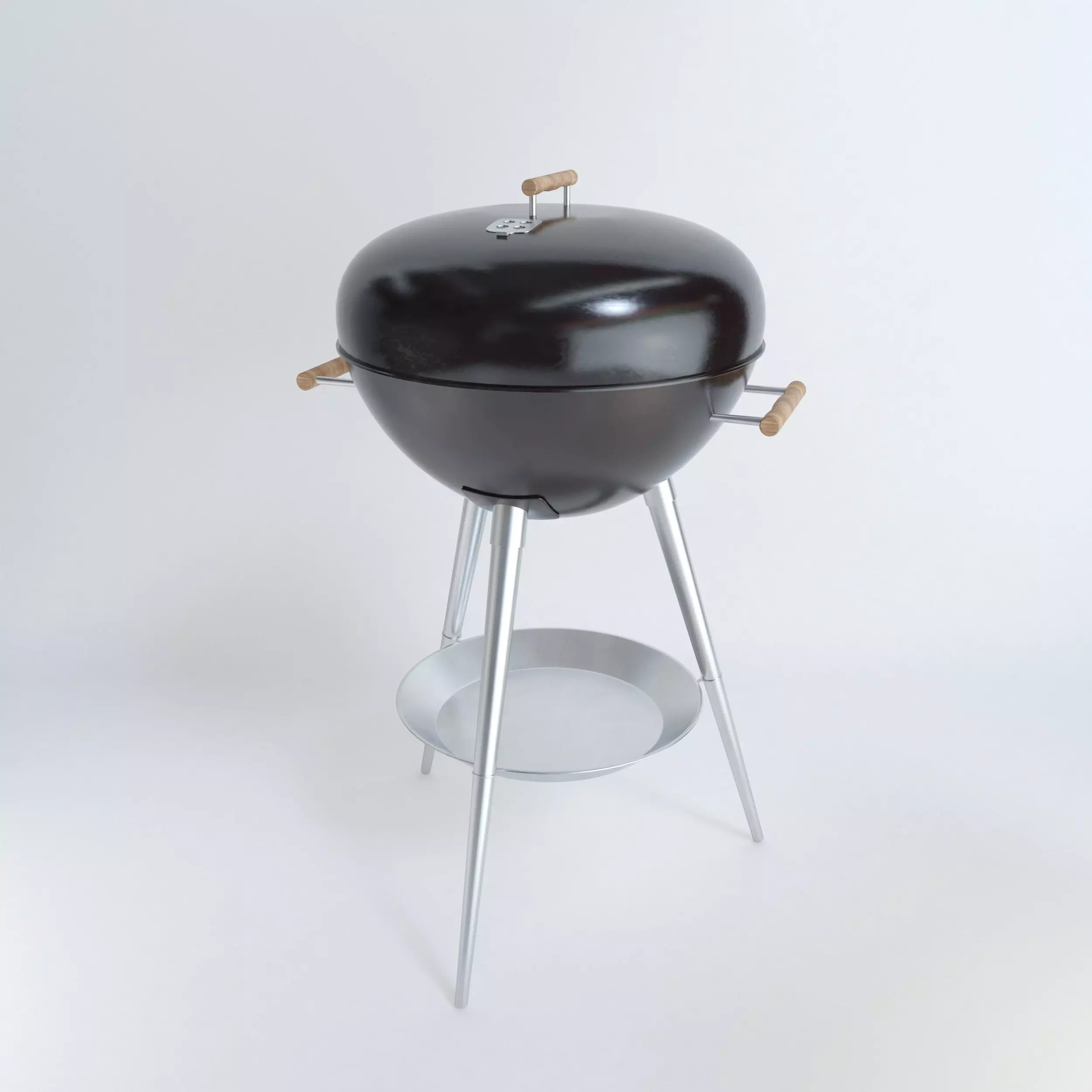 Barbeque grill 3D model_0
