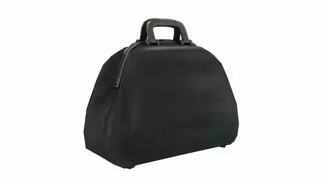 Low Poly Victorian Doctors Bag Low-poly 3D model