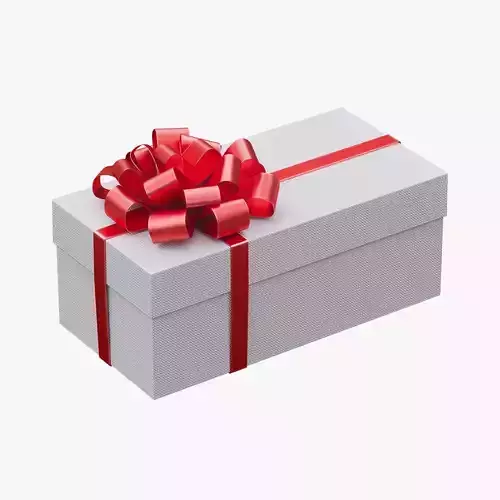 Christmas gift box 05 3D model