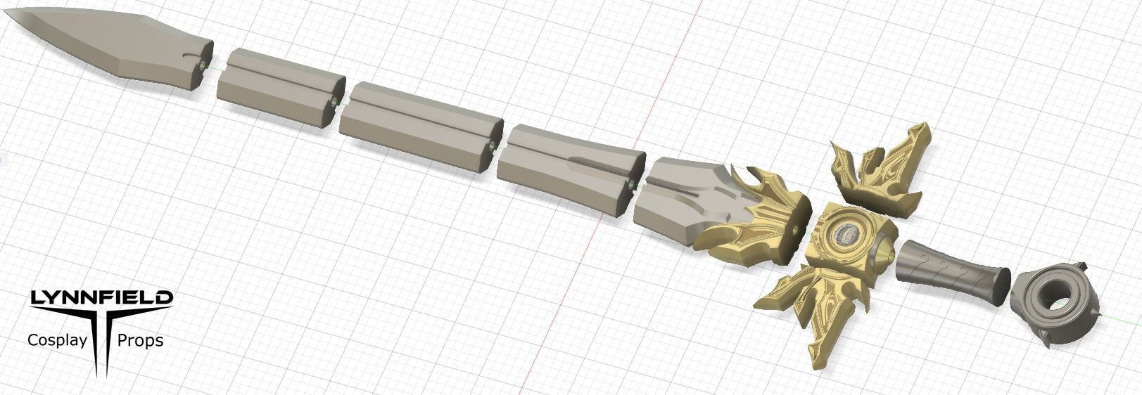 Eldruin of Tyrael from Diablo Blizzard cosplay 3D print model_1
