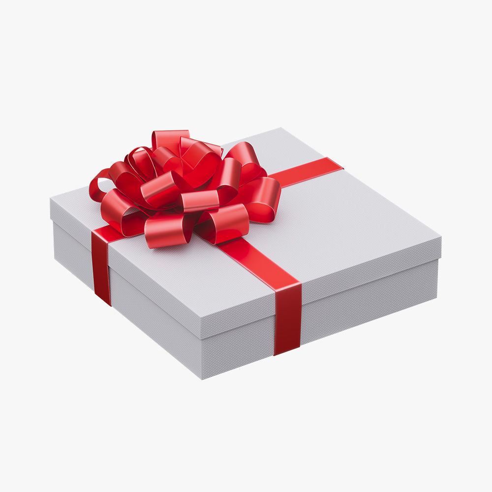 Christmas gift box 3D Model Collection_4