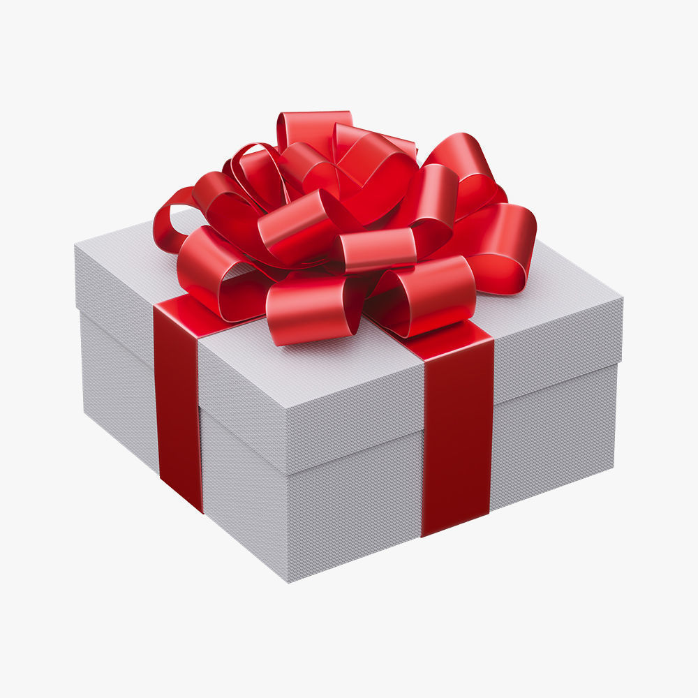 Christmas gift box 3D Model Collection_5