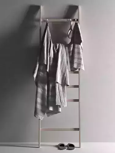 Ladder with Towels 2