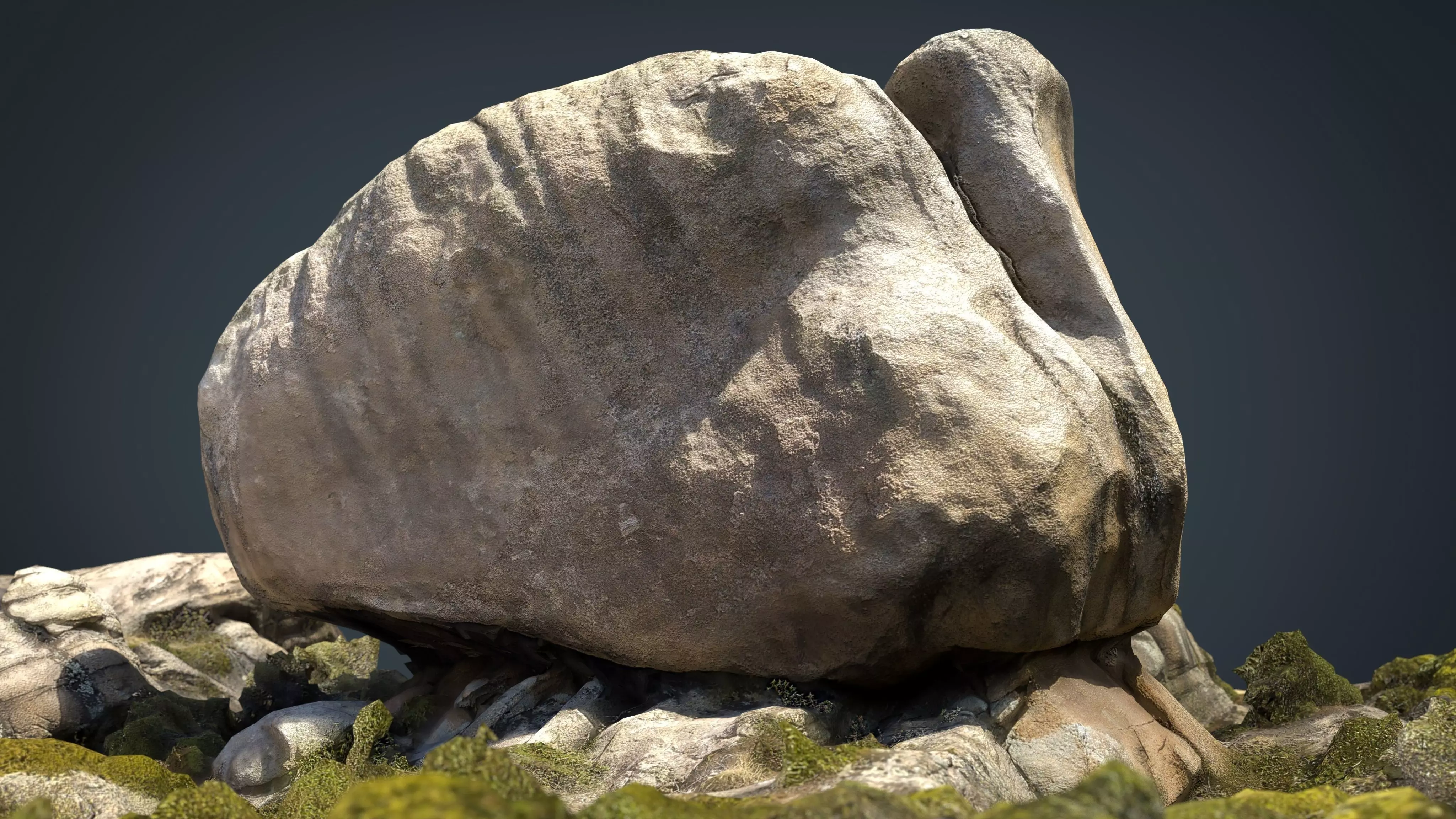 ROCK 32 Low-poly 3D model_0