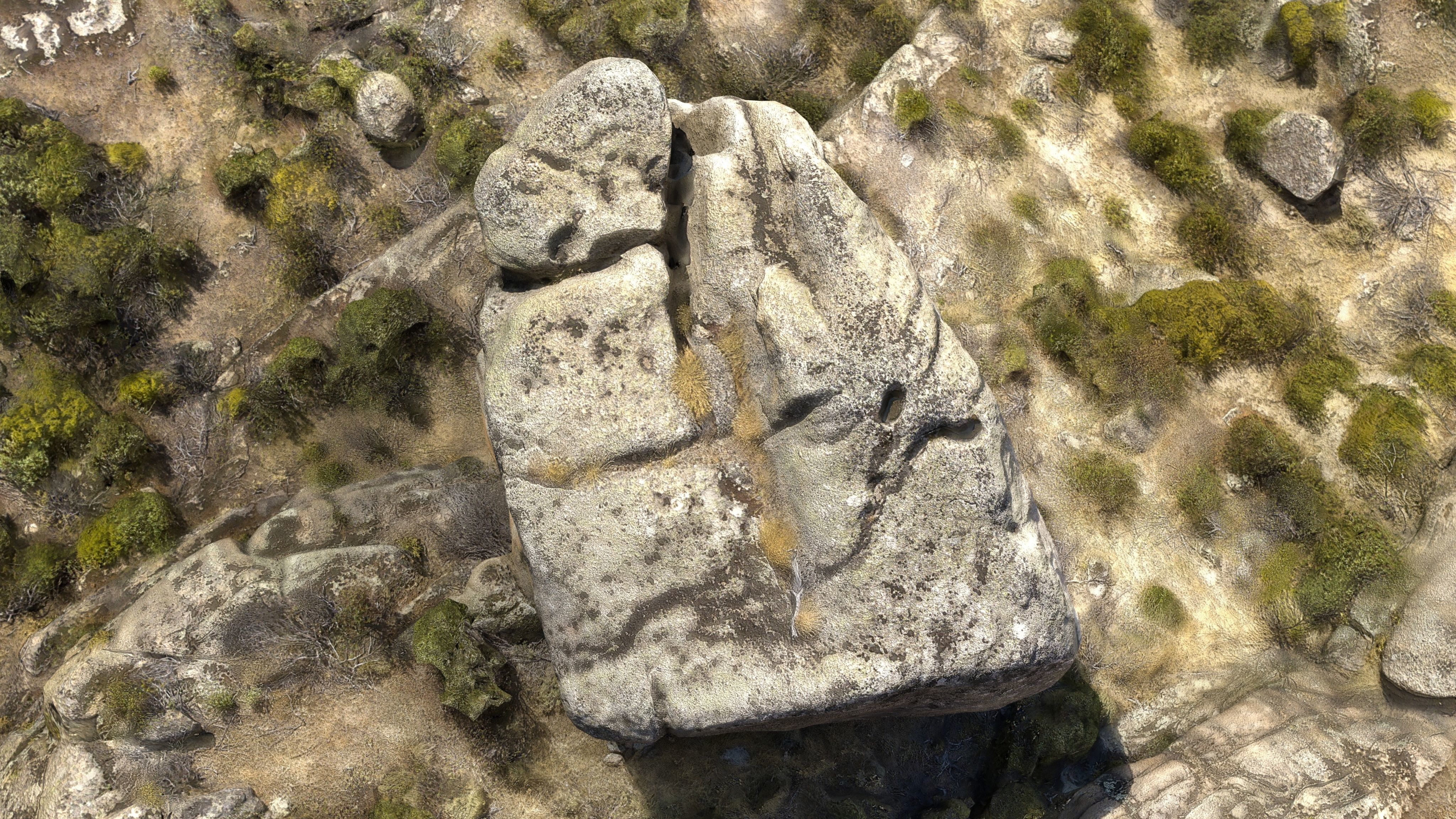 ROCK 32 Low-poly 3D model_3